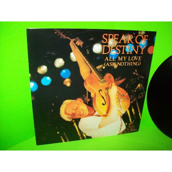 Spear Of Destiny All My Love Ask Nothing Vinyl 12" Record 1987 Post-Punk PROMO - Picture 4 of 4